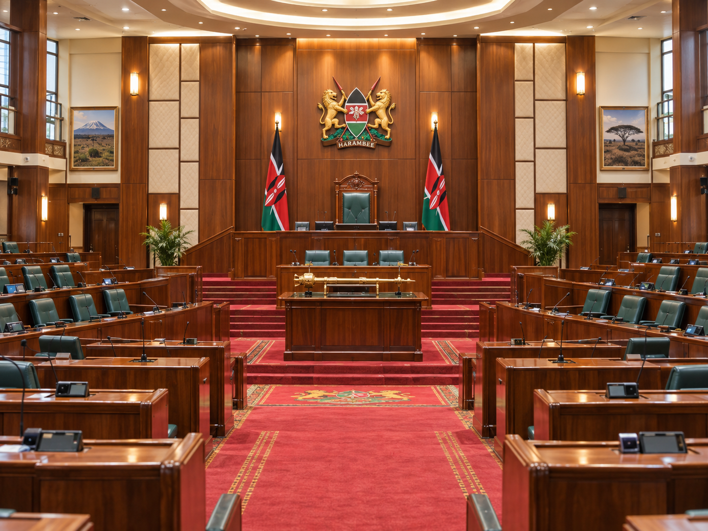 County Assembly chamber interior